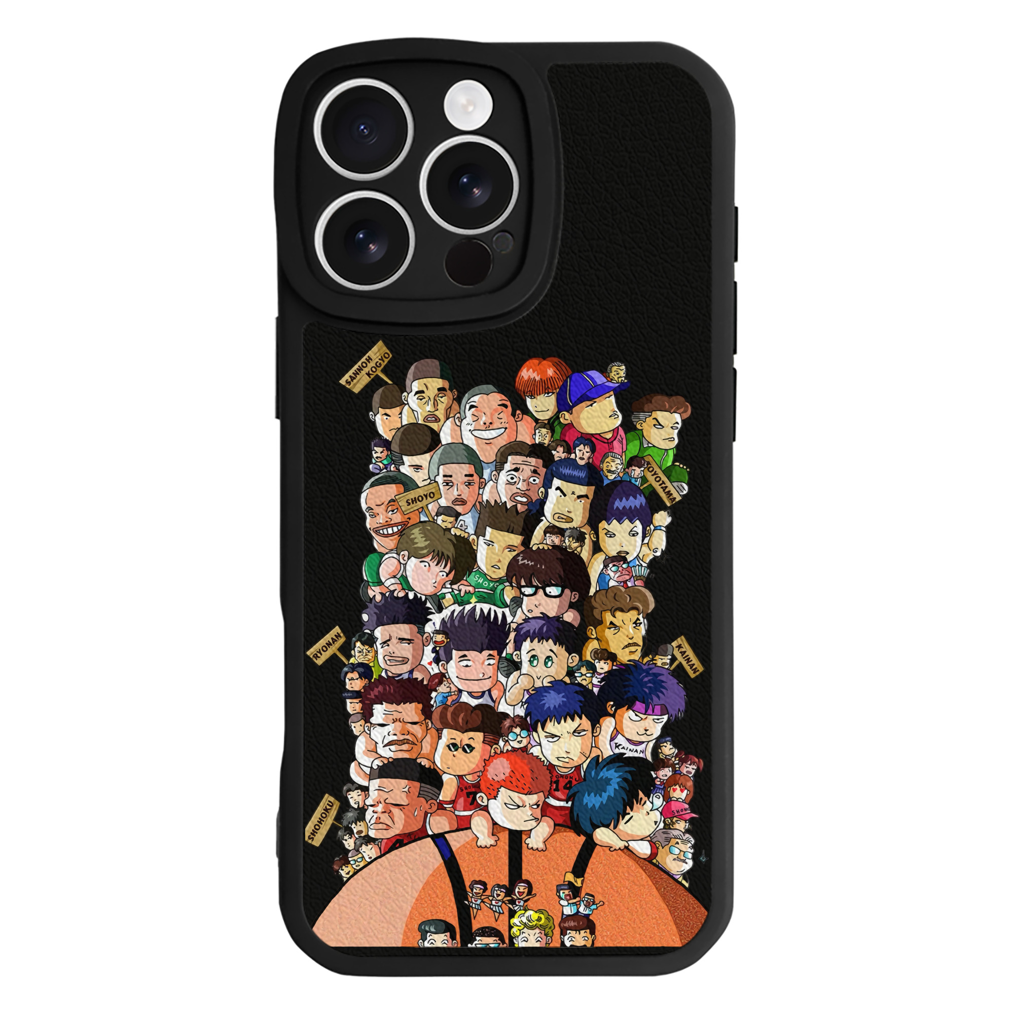 （画像用） SLAM DUNK／スラムダンク 【iPhone 16シリーズ対応】シリコンスマホケース（レザー調） 材質：シリコン
